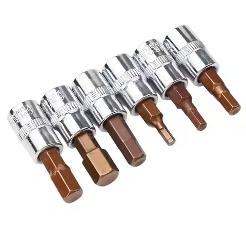 6pcs 1/4 Inch Hex Screwdriver Bit Socket Set Hex Screw Driver Bits Tools Hex Shank For Impact Screwd