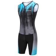 【Hot item】 Men Pro Team Triathlon Suit Cycling Clothing Skinsuit Jumpsuit Maillot Cycling Jersey Rop