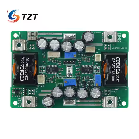 TZT YF-BKT60V50A Power Supply Board 50A/12-60V DC Automatic Buck Boost Converter Step up down Conver