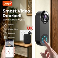2026 W3 Smart Video Doorbell 1080P Night Vision Two-Way Audio Tuya APP UK Plug