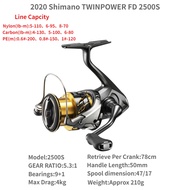 [op008] Original 2020 Shimano Twin Power Twinpower FD C2000S 2500 2500SHG C3000 4000 C5000XG Jigger 