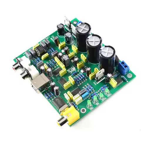 CS4398 CS8416IC DAC Board with USB Coaxial 24/192K Decoder Board AC 15V LJM