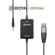 BOYA BY-BCA60 Ultra Long Microphone Cable XLR to 3.5mm TRRS Connector with 3.5mm Headphone Jack for Smartphone Laptop Camera mic