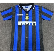 97-98 Inter Milan Home Retro Football Sports T-shirt