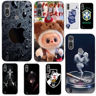 For Motorola Moto E6S E6i Case Phone Cover Protective Soft Silicone Black Tpu Case Shatterproof phon