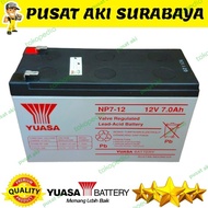 SUNSHINE ACCU YUASA AKI YUASA AKI MOBIL MAINAN 12 VOLT 7 AMPERE