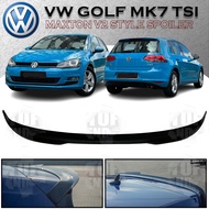 VOLKSWAGEN GOLF MK7 TSI MAXTON V2 STYLE REAR TRUNK SPOILER DUCKTAIL VW GOLF 7 GOLF 7 TSI MAX V2 SPOI
