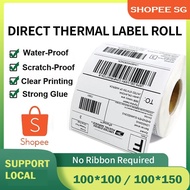 [Quality] Thermal Label Sticker Paper Roll AWB 100*100/100*150 For Thermal Label Printer