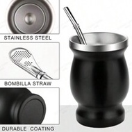 1/2pcs Argentine Yerba Mate 18/8 Stainless Steel Double Wall Gourd Yerba Mate Cup