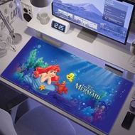 Disney The Little Mermaid Ariel Princess Mousepad Computer Desk Mat Table Keyboard Pad Laptop Cushio
