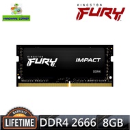 8GB (8GBX1) DDR4/2666 RAM NOTEBOOK (แรมโน้ตบุ๊ค) FURY IMPACT (KF426S15IB/8) WARRANTY LT