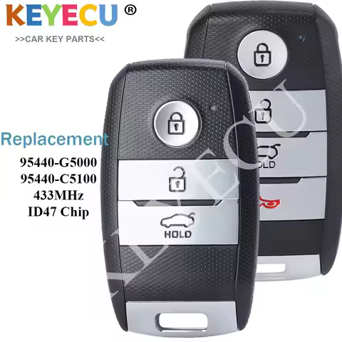 KEYECU for Kia Niro 2015 2016 2017 2018 2019 Keyless-Go Smart Remote Key 3 / 4 Buttons , TQ8-FOB-4F0