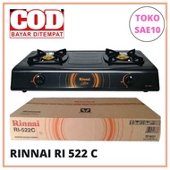 KOMPOR GAS RINNAI RI522C / RI-522C / RI 522 C [2 TUNGKU] 100% ORI