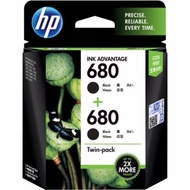 HP 680 Black + 680 Black -Twin Pack