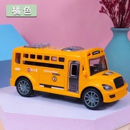 Children's inertia baby bus pull-back simulation b儿童惯性宝宝巴士回力仿真男孩模型校车儿童玩具公交车女孩玩具车bgb1.15