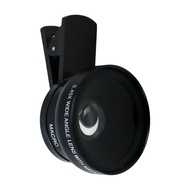 Super Wide Angle Lens 0.45X + Macro Smartphone Lens for Photos