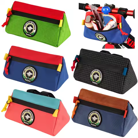 Bicycle Front Bag Triangle Kids Handle Bar Bag Cycling Accessories Bicycle Handlebar Bag for Brompto