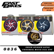 Fan Cover/Fan Cover Universal Fast bikes Spinner Model For All Matic Motorcycles Still Cooled PNP Fan For All Beat, Mio, Tojiro, Genio, Lexi, Aerox, Nmax, PCX, Vario 110 Carburetor, Vario, Address, NextII. Motors, Fino, Freego, Spacy