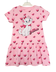 Dress anak perempuan Marie Cat pink / Baju anak / COD
