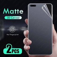 Huawei Mate20 Mate20Pro Mate20lite Mate20RSPorsche Mate20X 1-2Pcs 100D Matte Frosted Soft Hydrogel F