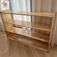 (Best Quality) เอ็กซ์ตร้าไวท์ ชั้นวางของเล่น ไม้จริง มอนเตสซอรี่ ไวท์พลัส Montessori Reggio Shelf/R