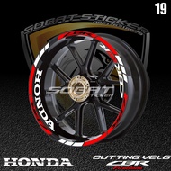 Cutting STICKER Rim CBR 150R 19