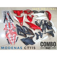 100% ORIGINAL MODENAS CT 115 COVER SET WITH INNER AND STICKER ORIGINAL