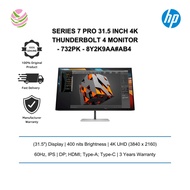 HP Series 7 Pro 31.5 inch 4K Thunderbolt 4 Monitor (DP/ HDMI/ Type-C/ Type-A) - 732pk 8Y2K9AA#AB4