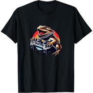 Gamer Bearded Dragon T-Shirt Gaming Pogona Bearded Dragon T-Shirt