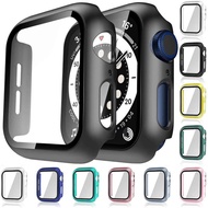 Glass+Case For Apple Watch HW22 HW16 M16Plus M26 M36 M26Plus DT100Pro M16 U98 U98plus fk99 Bumper Sc