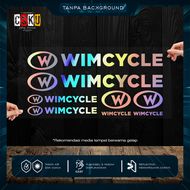 Cutting Stiker Wimcycle Variasi Sepeda Sticker Frame Aksesoris Body Mtb Lipat