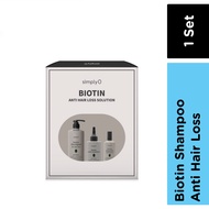 SimplyO BIOTIN INTRO SET Biotin Shampoo 500ml + Biotin Water Treatment 250ml + Biotin Ampoule 100ml