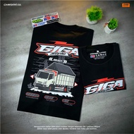 KATUN Overprint Co. GIGA STYLE CREAM VOL 1 | GIGA Truck T-Shirt 24S Combed Cotton