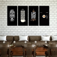 Minimalist, elegant, aesthetic cafe wall decoration, cafe wall decoration