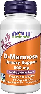 Now Foods D-Mannose Urinary Support 500 Mg,Veg Capsules