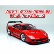 Ferrari Rosso Corsa Red Colour. For Airbrush Paint, hotwheels custom, model car, diecast. Pre-thinne