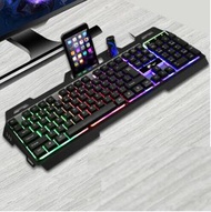 全城熱賣 - 有線鍵盤滑鼠套裝 （鐵板黑色基礎版 單鍵盤）