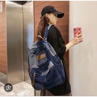 Denim backpack newWanita
