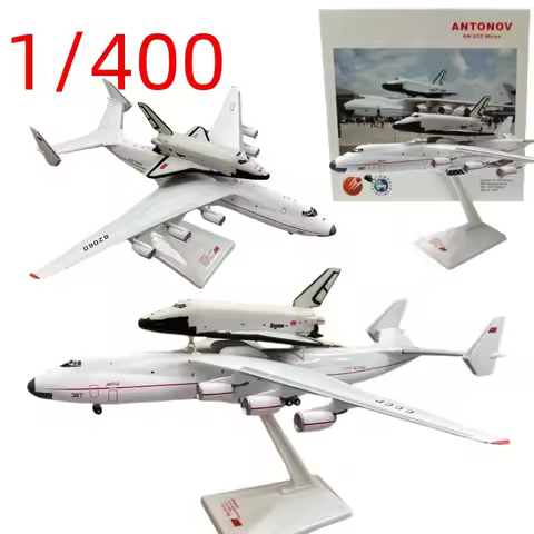 Flaw YY Wings Diecast 1/400 Scale ANtonov Airlines AN225 The Space Shuttle Buran Model Aircraft Allo