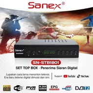 NEW SET TOP BOX SANEX / STB RECEIVER TV DIGITAL DVB-T2 SANEX