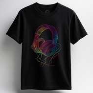 3D DesignWear - Original Premium Distro T-Shirt 3D Cool Headphone V2 - DM0845