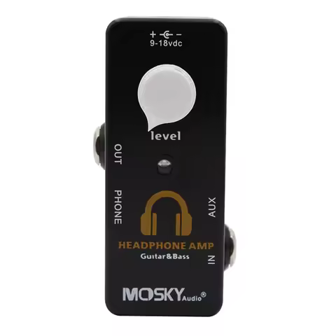 AA79 New MOSKYAUDIO HEADPHONE AMP Micro-Type Headphone Amp Guitar Effect Pedal