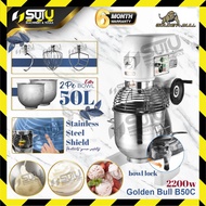 GOLDEN BULL B50 / B50C With Cover Universal Mixer 50L Planetary Universal Flour Mixer 2200W / 415V