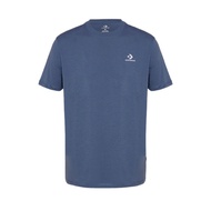 Converse Go-To Embroidered Star Chevron Standard Fit Men's T-Shirt - Lakeside Blue