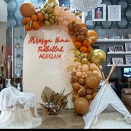 Dekorasi birthday party balon/Backdrop/dekorasi aqiqah/khitanan