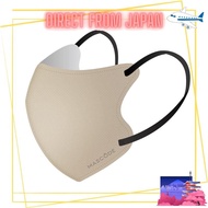 MASCODE Unisex 3D Mask for Hay Fever and PM2.5, Non-Woven Fabric, Small and Large Sizes, Ivory/Beige