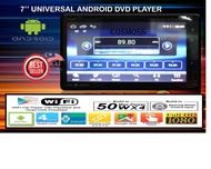 7” UNIVERSAL DVD VCD CD MP3 MP4 MP5 8.0 ANDROID WITH WORLD TV CHANNELS CAR DOUBLE DIN 2DIN PLAYER