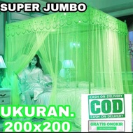 Kelambu Tidur Ukuran 200x200 Terbaru 2022 / Kelambu Tidur / Kelambu Tidur Jumbo Tebal Premium