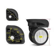 Shengyuan C37 trolley case WJ216 universal wheel luggage swivel casters 360° spinner wheels