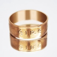 愛爾蘭硬幣戒指 2 便士 1971-2000 男士硬幣戒指 女士硬幣戒指